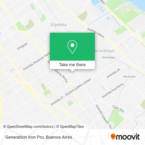 Generation Iron Pro map