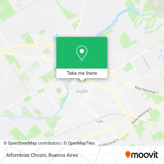 Alfombras Chozni map