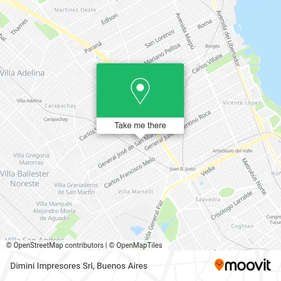Dimini Impresores Srl map
