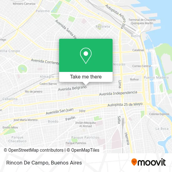 Rincon De Campo map