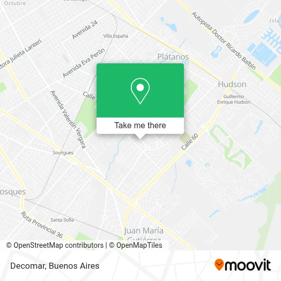 Decomar map