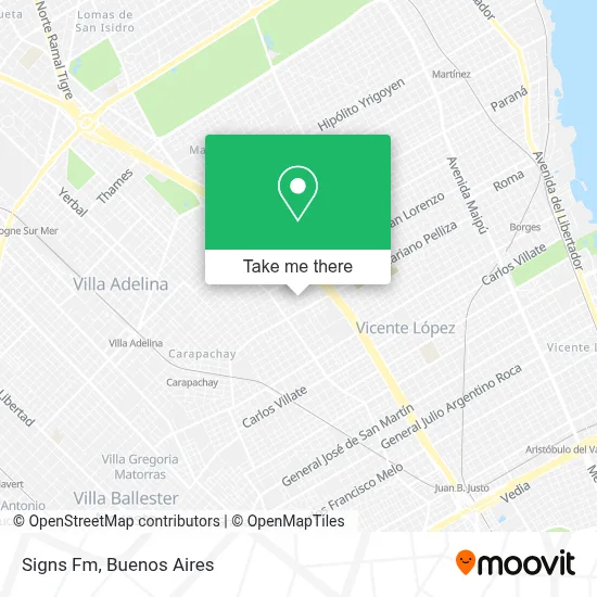 Signs Fm map