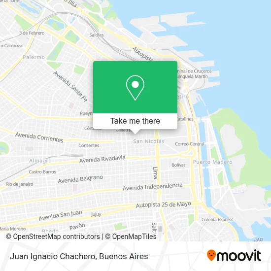 Juan Ignacio Chachero map