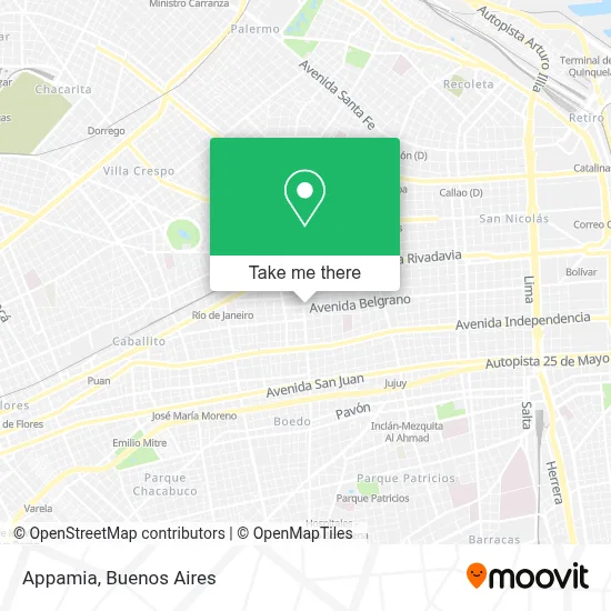 Appamia map
