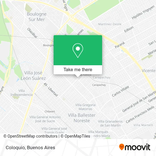 Coloquio map