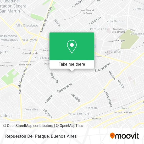 Repuestos Del Parque map