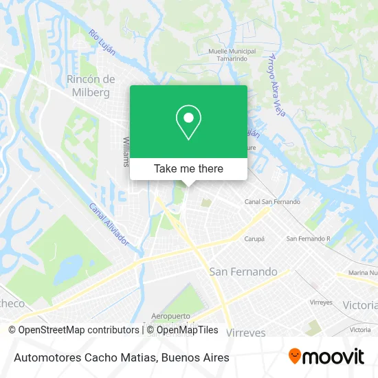 Automotores Cacho Matias map