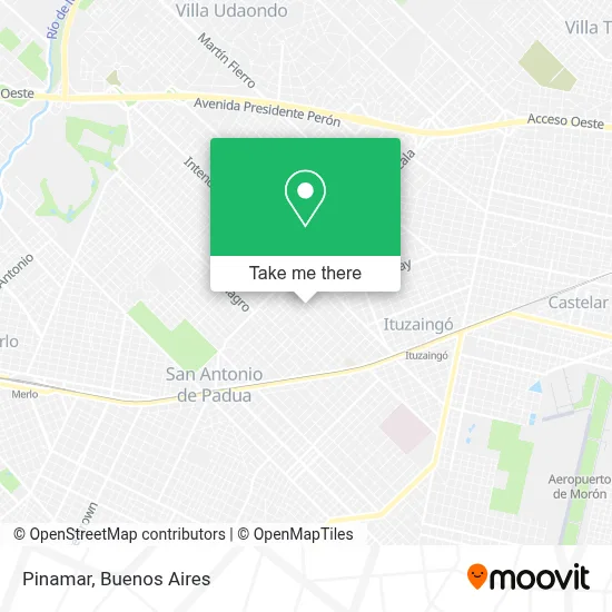 Pinamar map
