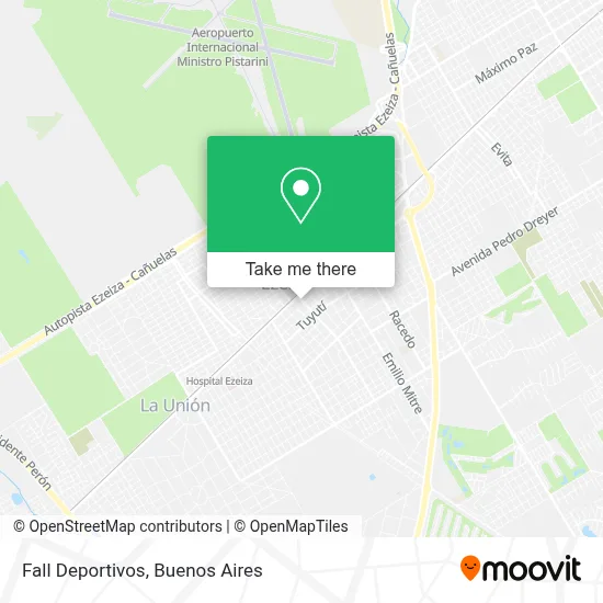 Fall Deportivos map