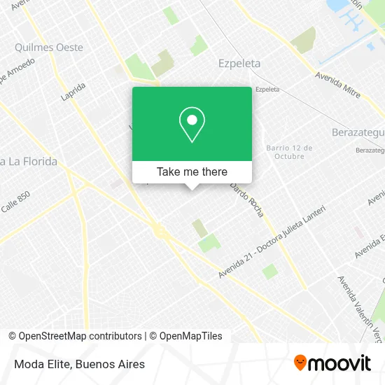 Moda Elite map