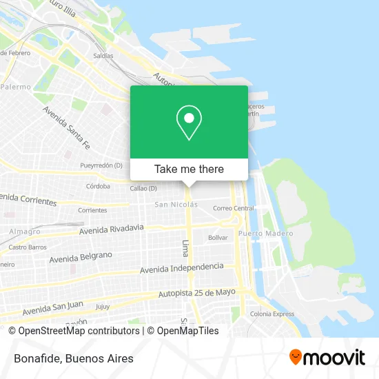 Bonafide map