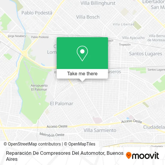 Reparación De Compresores Del Automotor map