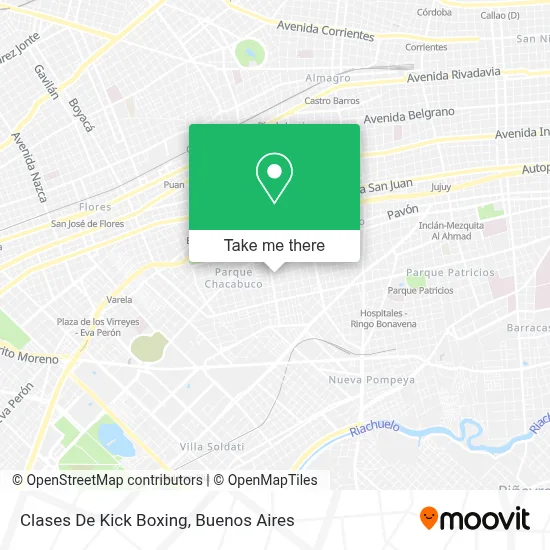 Clases De Kick Boxing map