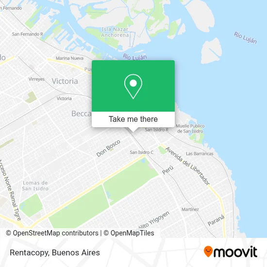 Rentacopy map