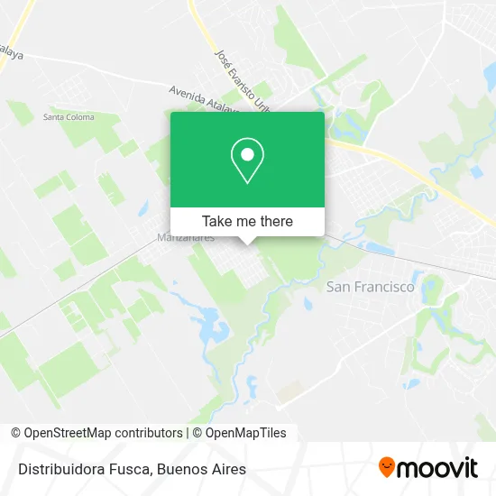 Distribuidora Fusca map