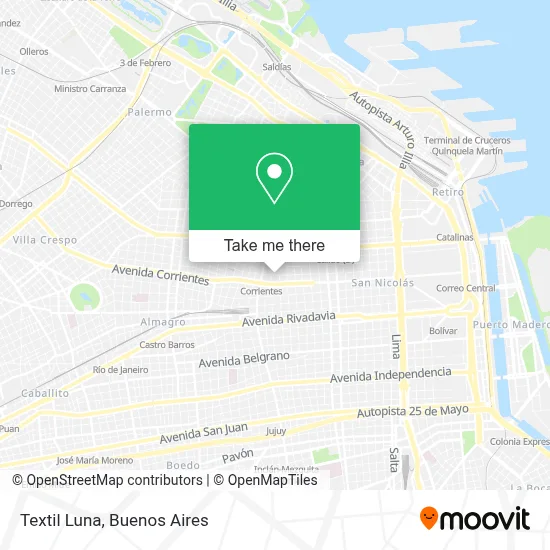 Textil Luna map