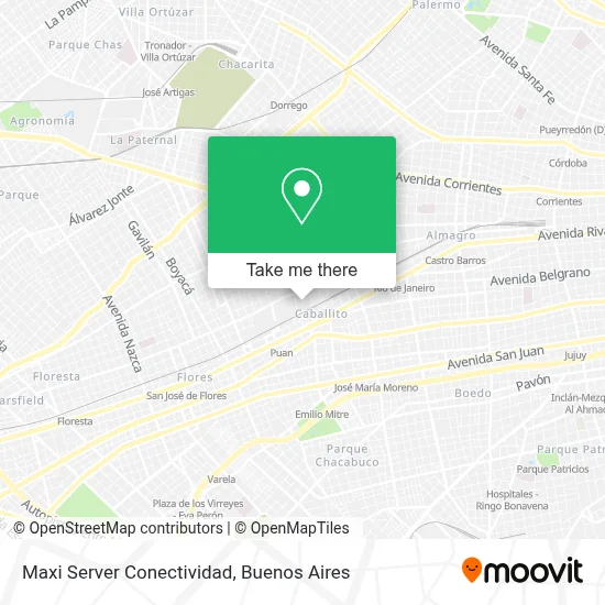Maxi Server Conectividad map