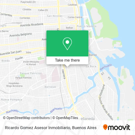 Ricardo Gomez Asesor Inmobiliario map