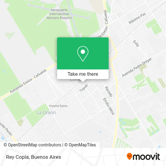 Rey Copia map
