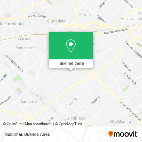 Sublimar map
