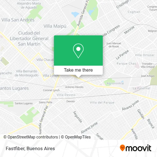 Fastfiber map