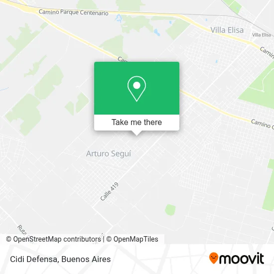 Cidi Defensa map