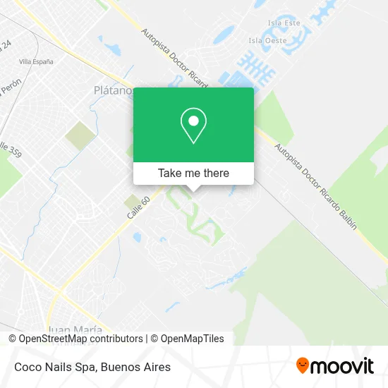 Coco Nails Spa map