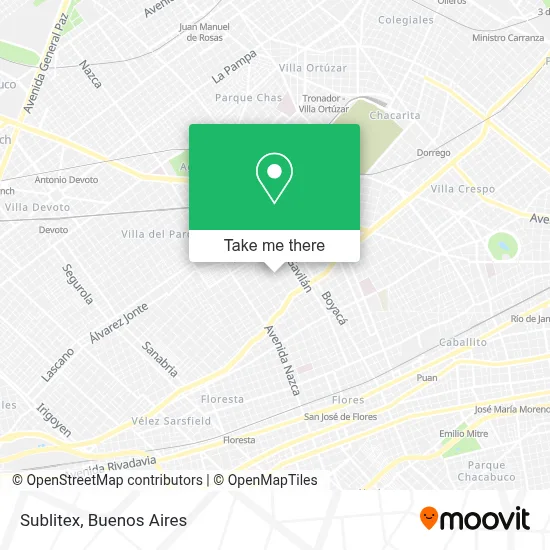 Sublitex map