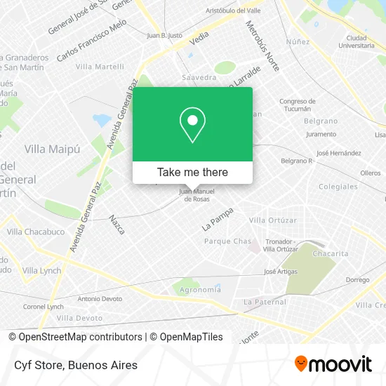 Cyf Store map