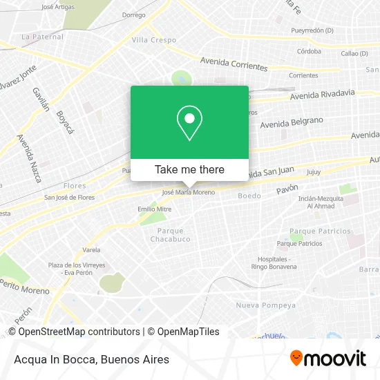 Acqua In Bocca map