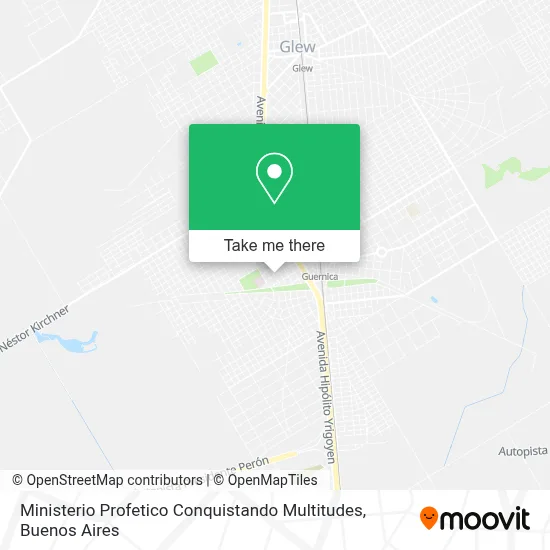 Ministerio Profetico Conquistando Multitudes map