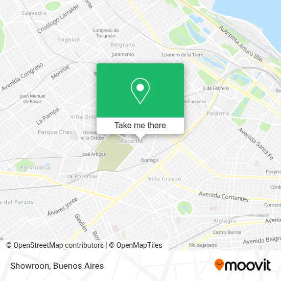 Showroon map