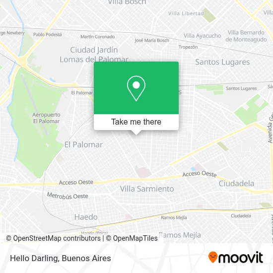 Hello Darling map