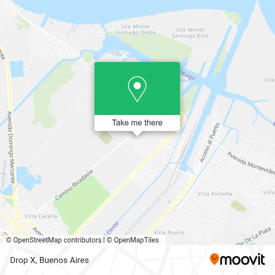 Drop X map
