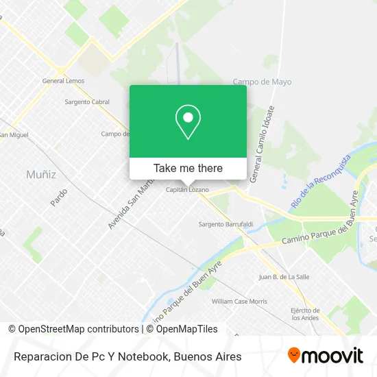 Reparacion De Pc Y Notebook map