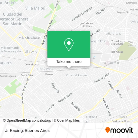 Jr Racing map