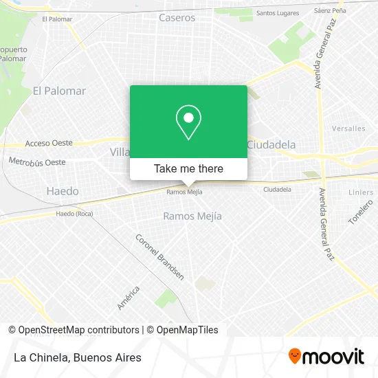 La Chinela map
