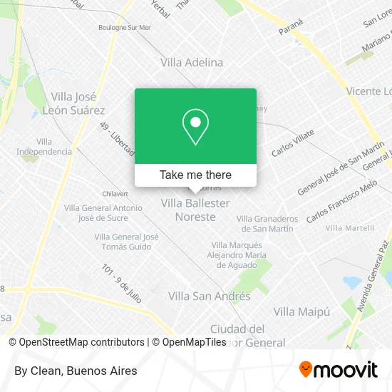 By Clean map