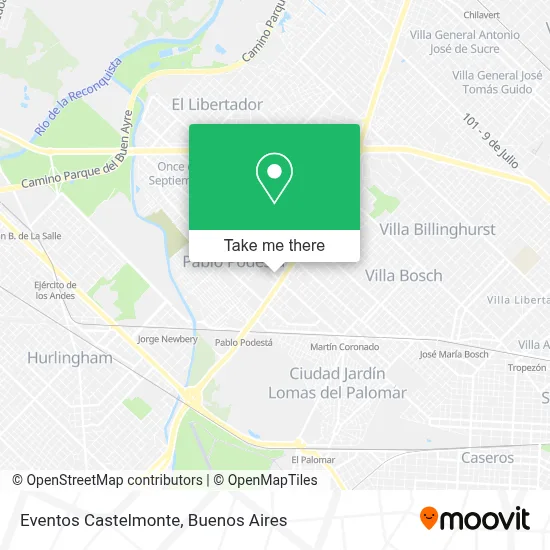 Eventos Castelmonte map