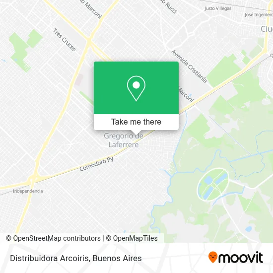 Distribuidora Arcoiris map