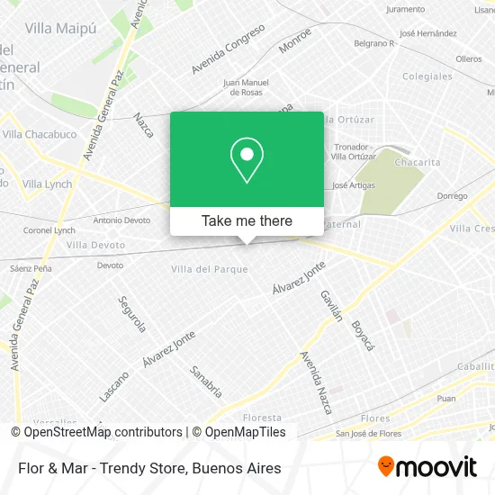 Flor & Mar - Trendy Store map