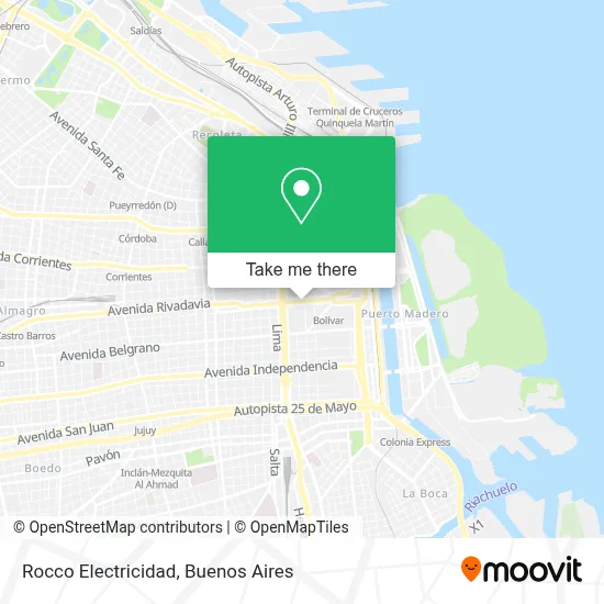 Rocco Electricidad map