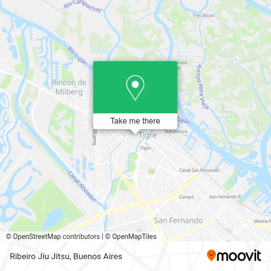 Ribeiro Jiu Jitsu map