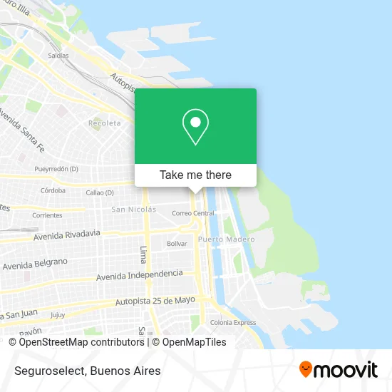 Seguroselect map