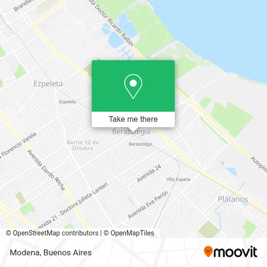 Modena map