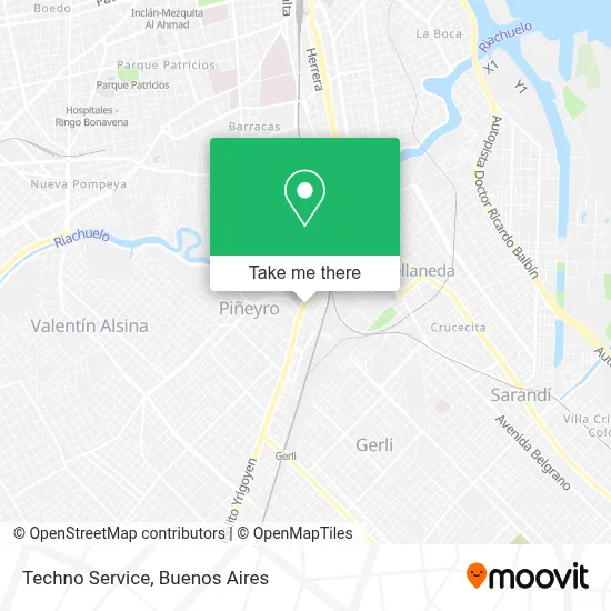 Techno Service map