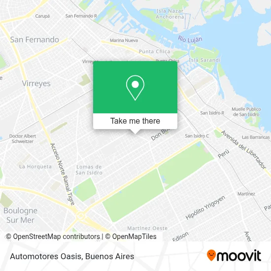 Automotores Oasis map