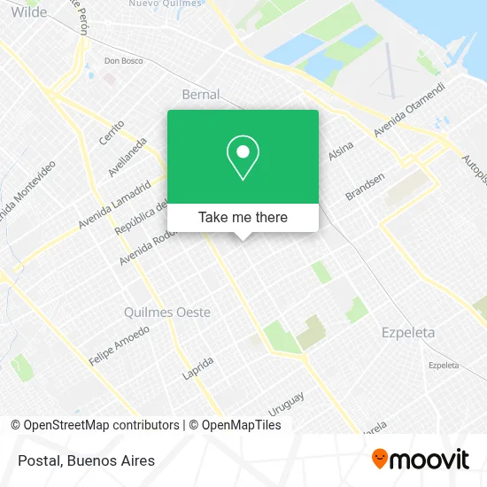 Postal map