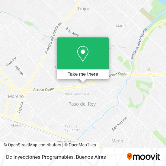 Dc Inyecciones Programables map