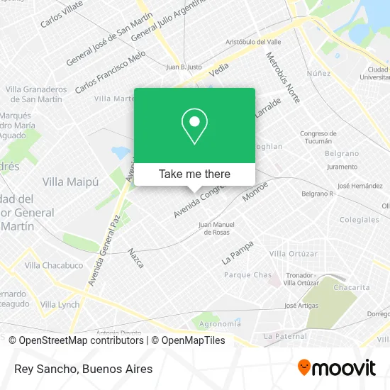 Rey Sancho map